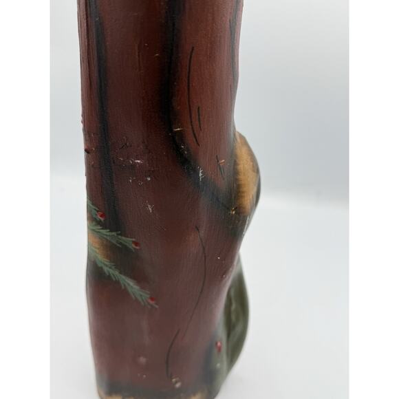 “Hand Carved Folk Art Santa Signed Ellwanger 1990 – Rustic Christmas Decor” - Picture 9 of 12